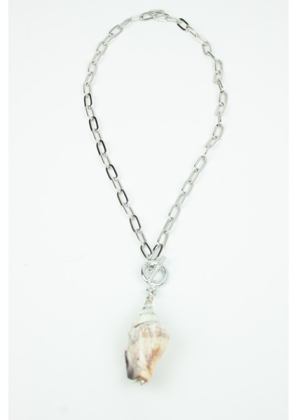 Deniz Minaresi Uçlu Gümüş Renk Kolye fiyatları