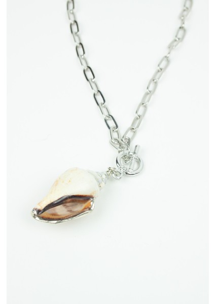 Deniz Minaresi Uçlu Gümüş Renk Kolye modelleri