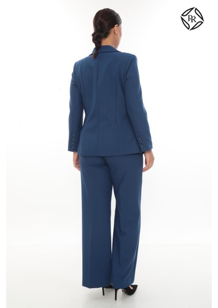 Kadın Rahat Kesim Astarlı Ceket Pantolon Takım Elbise fiyatları