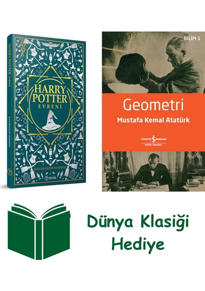 Harry Potter Evreni + Geometri + Dünya Klasiği Hediye