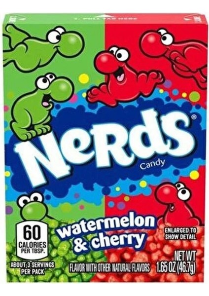 Watermelon & Cherry Candy Karpuz ve Vişne Aromalı Şeker 46.7g