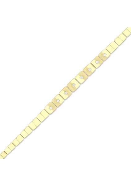 Altın Tasarım Bileklik - 14K