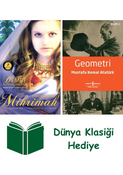Cariyenin Kızı Mihrimah (Cep Boy) + Geometri + Dünya Klasiği Hediye