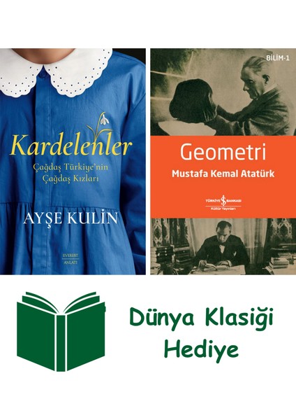 Kardelenler + Geometri + Dünya Klasiği Hediye