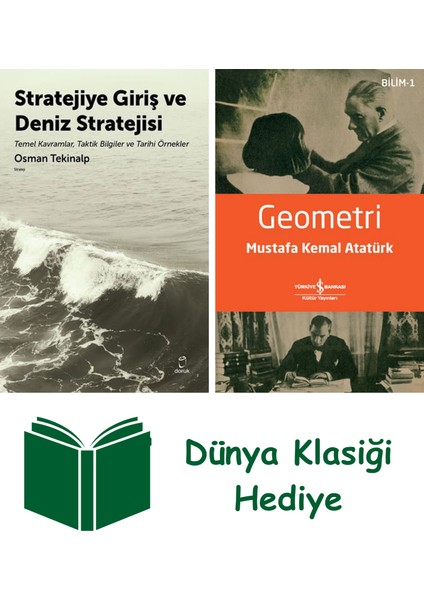 Stratejiye Giriş ve Deniz Stratejisi + Geometri + Dünya Klasiği Hediye