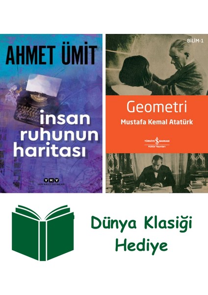Insan Ruhunun Haritası + Geometri + Dünya Klasiği Hediye