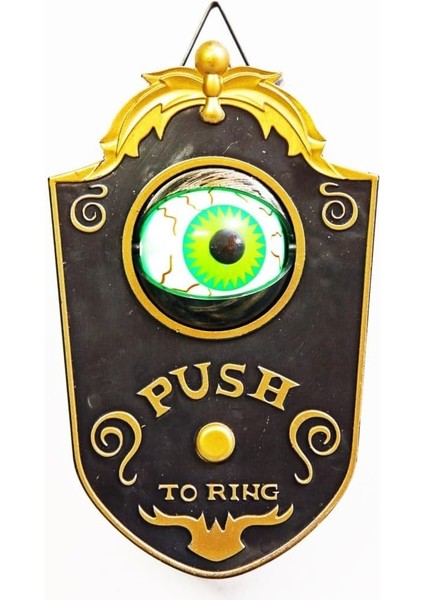 Halloween Kapı Zili Ding Siyah