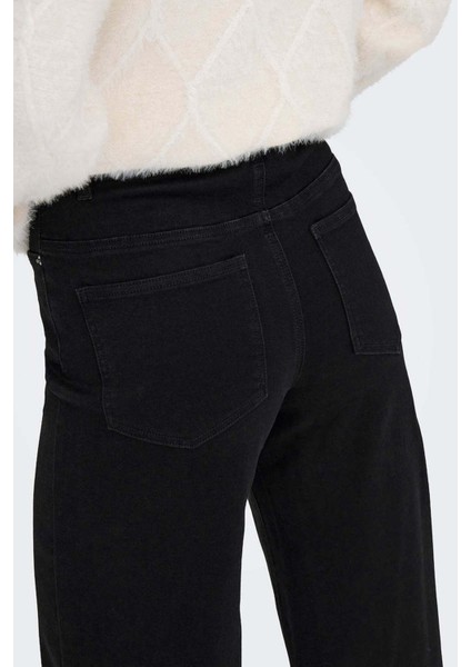 Onlmadison Pamuklu Wide Leg Yüksek Bel Geniş Paça Jeans Bayan Kot Pantolon 15358210 indirimleri