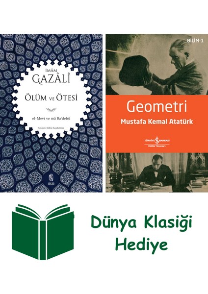 Ölüm ve Ötesi + Geometri + Dünya Klasiği Hediye
