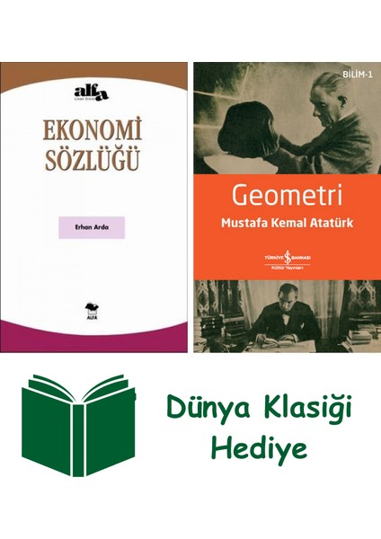 Ekonomi Sözlüğü + Geometri + Dünya Klasiği Hediye