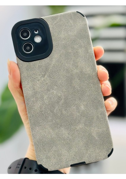 Iphone 11 Uyumlu Alcantara Tasarımlı Esnek Silikon Kılıf fiyatları
