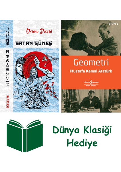 Batan Güneş + Geometri + Dünya Klasiği Hediye