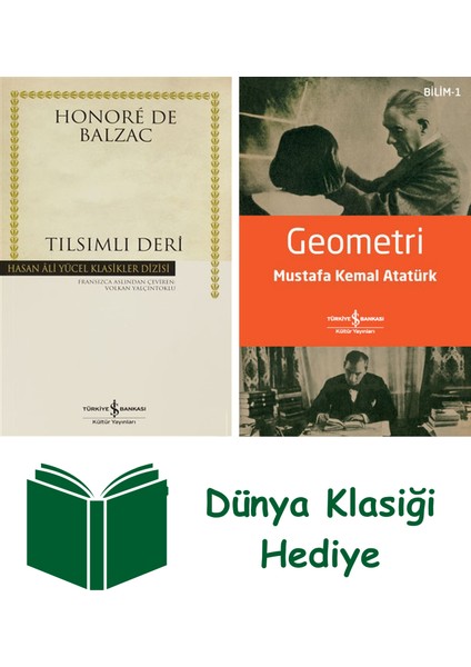 Tılsımlı Deri + Geometri + Dünya Klasiği Hediye