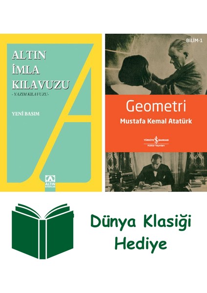Altın Imla Kılavuzu -Yazım Kılavuzu + Geometri + Dünya Klasiği Hediye