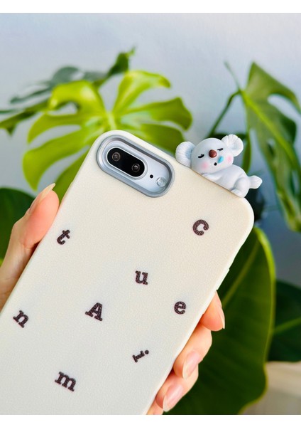 Iphone 6 Plus - 7 Plus ve 8 Plus Uyumlu Koala 3D Oyuncak Tasarım Kılıf modelleri