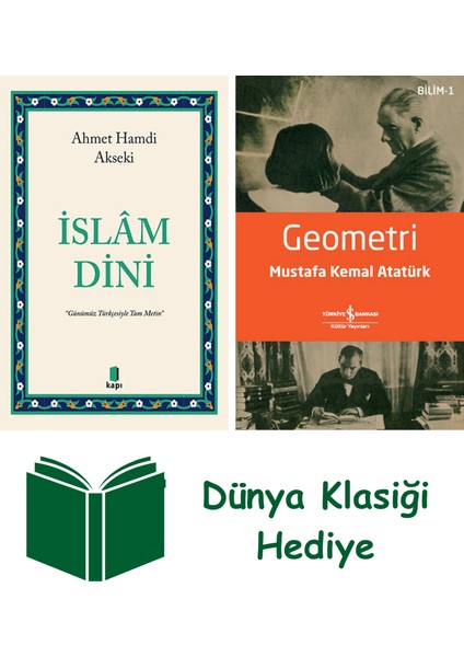 Islâm Dini + Geometri + Dünya Klasiği Hediye