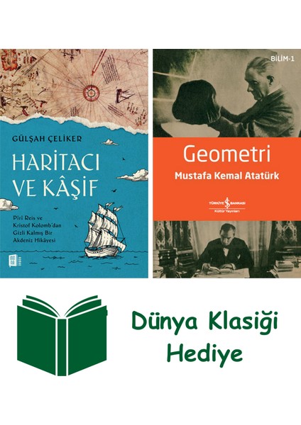 Haritacı ve Kâşif + Geometri + Dünya Klasiği Hediye