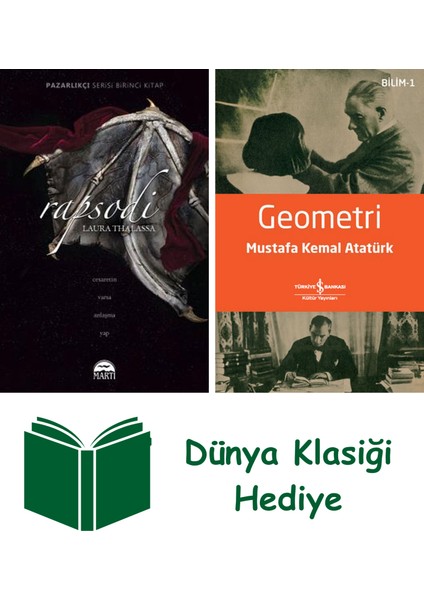Rapsodi (Ciltli) + Geometri + Dünya Klasiği Hediye