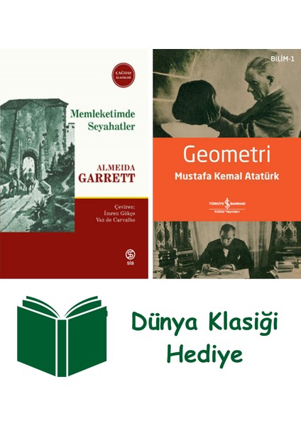 Memleketimde Seyahatler + Geometri + Dünya Klasiği Hediye