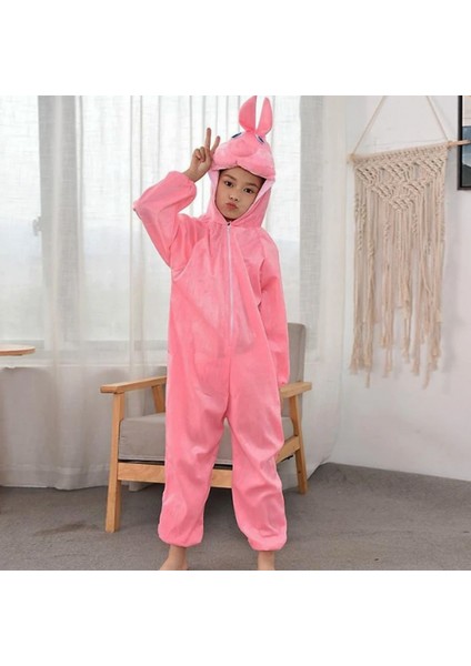 Çocuk Tavşan Kostümü Pembe Renk 4-5 Yaş modelleri