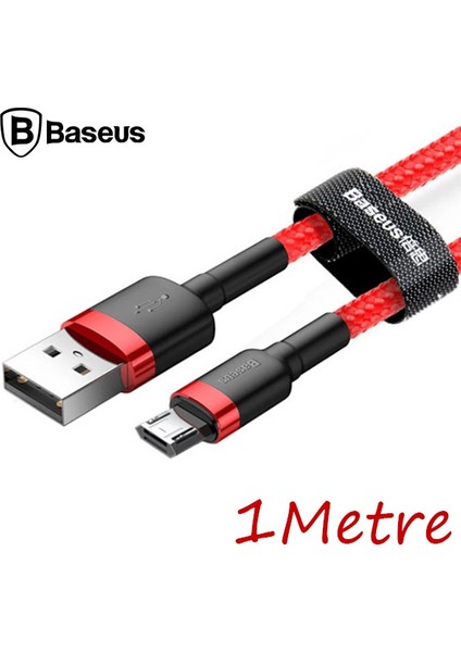 Baseus Cafule Micro USB 1metre 2.4A Hızlı Şarj Halat USB KABLO-(5775) - ?95?03E9-8G0695