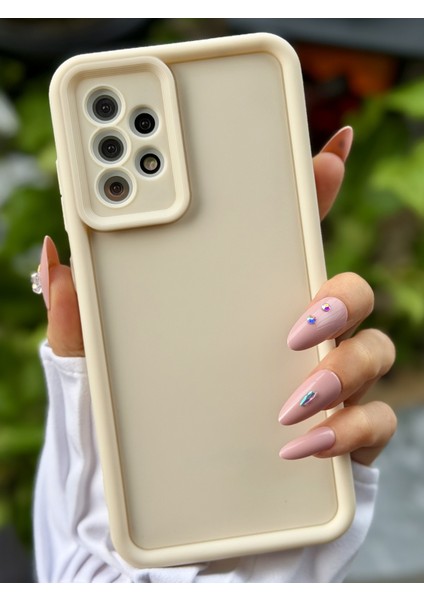 Galaxy A32 Uyumlu Mat Lansman Parmak Izi Bırakmaz Esnek Silikon Kılıf