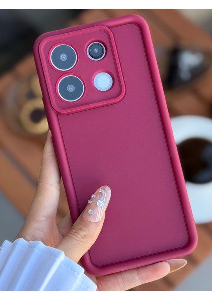 Redmi Note 13 Pro 5g Uyumlu Mat Lansman Parmak Izi Bırakmaz Esnek Silikon Kılıf