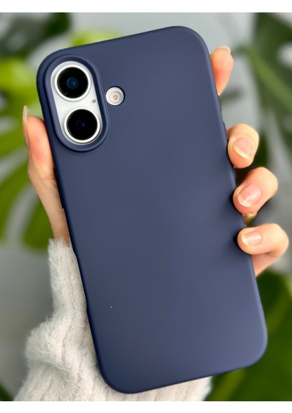 Iphone 16 Uyumlu Içi Kadife Esnek Silikon Leke Tutmaz Lansman Kılıf