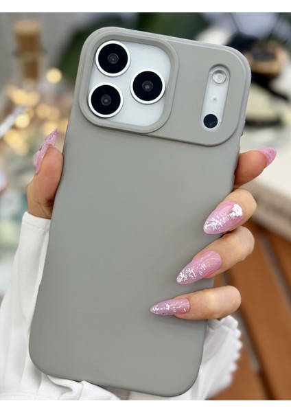 Iphone 17 Promax Uyumlu Içi Kadife Leke Tutmaz Sıvı Silikon Lansman Kılıf modelleri