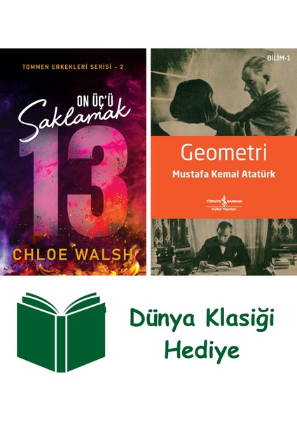 On Üç'ü Saklamak + Geometri + Dünya Klasiği Hediye