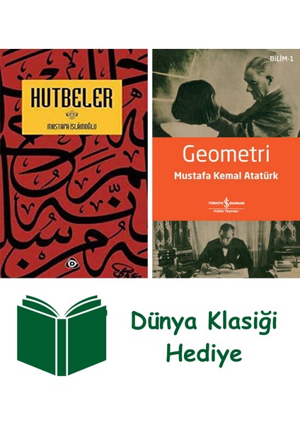 Hutbeler + Geometri + Dünya Klasiği Hediye