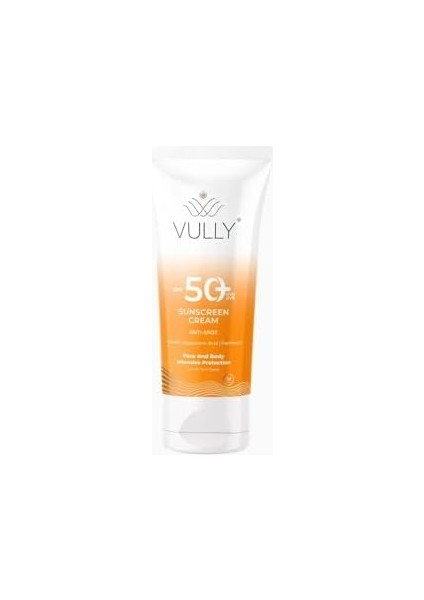 Vully Leke Karşıtı Aydınlatıcı ve Nemlendirici Yüksek Koruyucu Spf+50 Yüz ve Vücut Güneş Kremi 50 ml