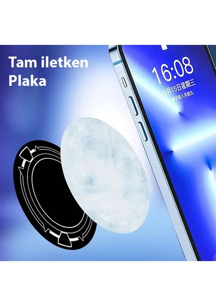 Memo Manyetik Metal Halka - Memo Telefon Soğutucu Uyumlu CX07-CX08 ve Manyetik Tüm - ?56?56E0-5G3 modelleri