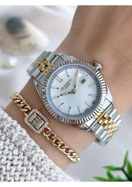 Çelik Kordonlu 3 Atm Suya Dayanıklı Kadın Kol Saati VS.BLKT.0639