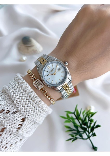 Çelik Kordonlu 3 Atm Suya Dayanıklı Kadın Kol Saati VS.BLKT.0639 fiyatları