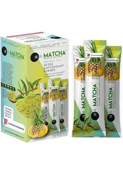 Matcha Premium Japanese Bromelain 20 Adet fiyatları