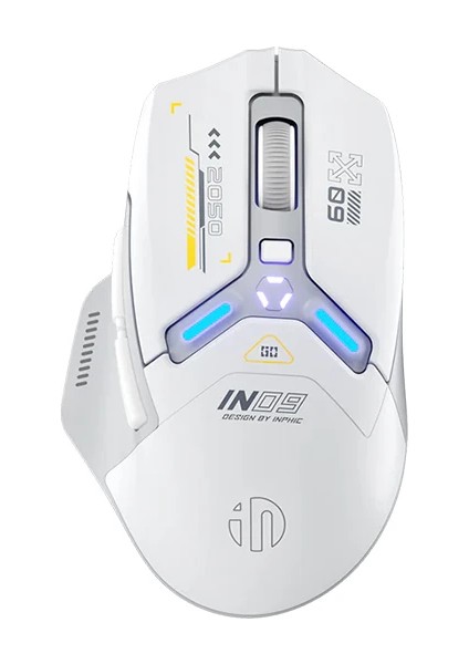 Inphıc In9 Kablosuz Oyun Faresi Gerçek Üç Modlu Bluetooth/tip-Cwired/2.4g Kablo - ?09?00E2-4G5