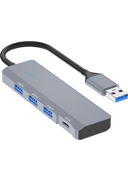 Ally ADS-309A 4in1 USB To USB + Type-C Hub Adaptör Çevirici Dönüştürücü Ço? - ?59?76E9-4G9