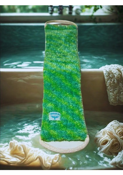 Yeşil Uzun Sırt Lifi – Spa Kalitesinde Derin Temizlik ve Masaj Etkisi indirimleri