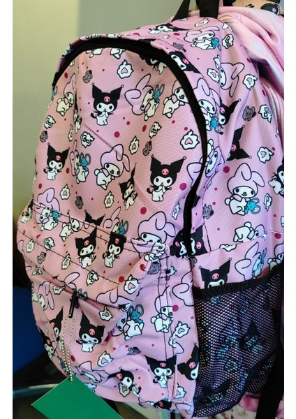 Kuromi Hello Kitty Sanrio Karakterleri Ilköğretim Sırt Çantası