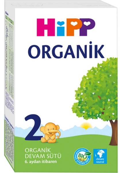 Hipp 2 Organik Devam Sütü 600 gr 1 Paket(1 x 600 G)