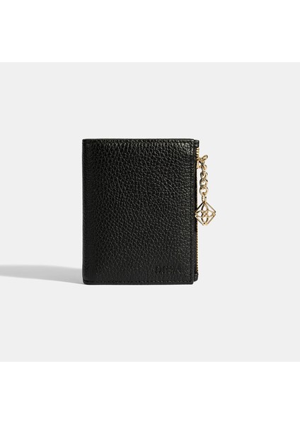 Kadın Siyah Zincir Detaylı Deri Cüzdan fiyatları