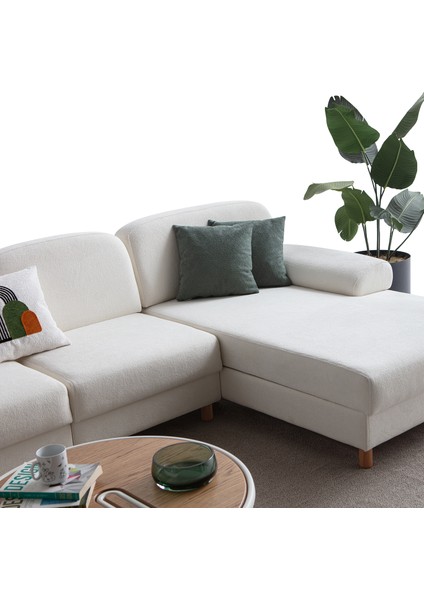 Aries Yataklı Sandıklı Piyonlu Köşe Takımı Beyaz Sağ Köşe