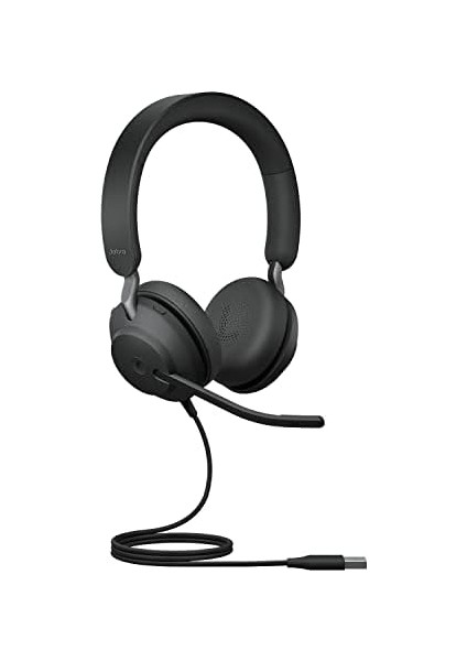 Jabra Evolve2 40 Pc Headset – Gürültü Önleyici Microsoft Teams Sertifikalı Kulaklıklar 3 Mikrofon Çağrı Teknolojisi – Usb-A Kablosu – Siyah fiyatları