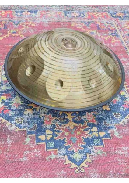 Handpan 9 Notalı Re Minör + (Bakımyağı+Çanta+Renkli Kuşak)