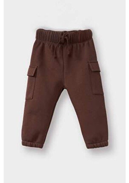 Erkek Bebek 2'li Takım Baskılı Yarım Fermuarlı Sweatshirt Eşofman Altı fiyatları