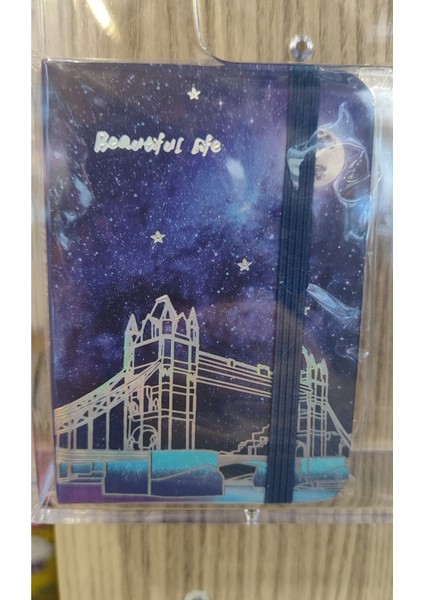 Ciltli Sert Kapak Mini Not Defteri Çizgili Defter A7 80GR 80YAPRAK ( 1 Adet )