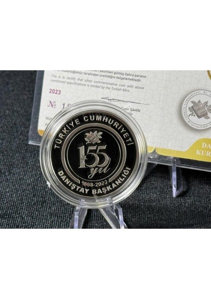 – Danıştay’ın Kuruluşunun 155. Yılı Gümüş Hatıra Sikkesi fiyatları