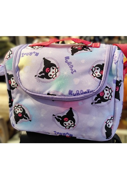 Beslenme Çantası Izoleli Sıcak Soğuk Koruma Kuromi Figürlü Askılı
