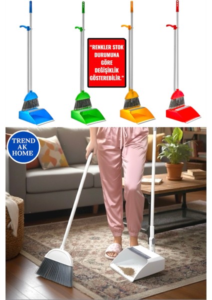 Lüx Saplı Faraş Seti Katlanabilir Fırça Temizleme Taraklı Faraş